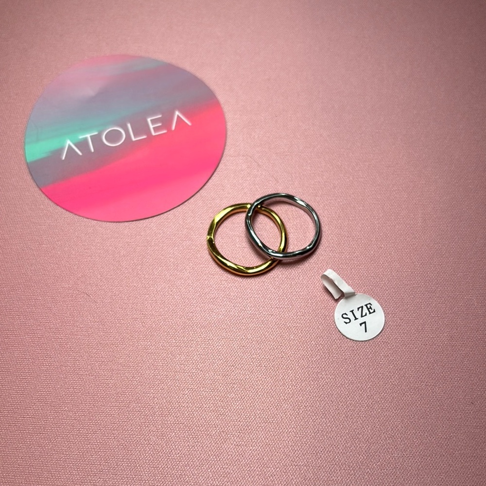Atolea silver & 18K Vermeil - Size 7 Waterproof